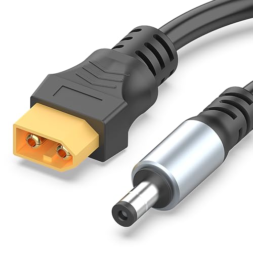HIEbee XT60 auf DC5521 Stromkabel, XT-60 Stecker auf DC 5.5mm x 2.1mm Stecker Adapter Kabel für FPV Goggles, etc. 1m HIEbee XT60 auf DC5521 Stromkabel, XT-60 Stecker auf DC 5.5mm x 2.1mm Stecker Adapter Kabel für FPV Goggles, etc. 1m von HIEbee