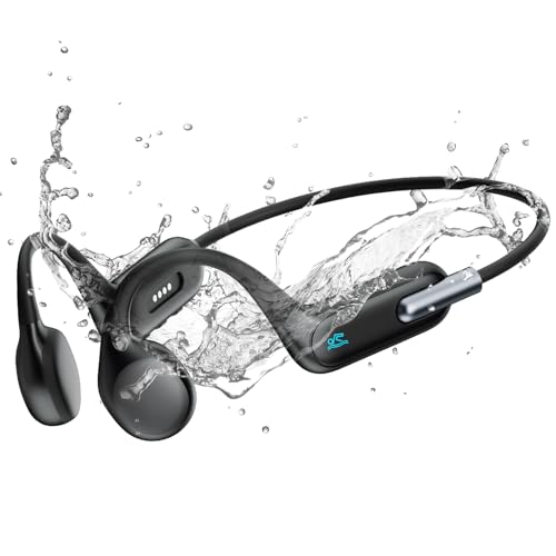 HIFI WALKER T10 Air Knochenschall-Kopfhörer Bluetooth 5.3 IPX8 Wasserdicht für Schwimmen mit 32GB MP3-Player & Open-Ear Design | 8h Akku, Leichtgewicht für Schwimmbrille/Sportmütze HIFI WALKER T10 Air Knochenschall-Kopfhörer Bluetooth 5.3 IPX8 Wasserdicht für Schwimmen mit 32GB MP3-Player & Open-Ear Design | 8h Akku, Leichtgewicht für Schwimmbrille/Sportmütze von HIFI WALKER