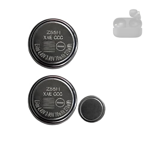 2PCS HIGHAKKU ZeniPower 1254 Ersatzakku Z55H kompatibel mit WF-1000XM4 WF1000XM4 XM4 Bluetooth Headphones Battery Series 2PCS HIGHAKKU ZeniPower 1254 Ersatzakku Z55H kompatibel mit WF-1000XM4 WF1000XM4 XM4 Bluetooth Headphones Battery Series von HIGHAKKU