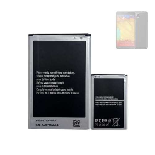 HIGHAKKU Ersatzakku B800BU EB-B800BE kompatibel mit Samsung Galaxy Note 3 GT-N9000 GT-N9005 GT-N 9006 GT-N9009 von HIGHAKKU