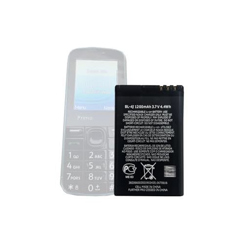 HIGHAKKU Ersatzakku BL-4J kompatibel mit Avus AB07. Doro Primo 305 (RCB305) myPhone 3200, 3200I, 3200I Dual SIM von HIGHAKKU