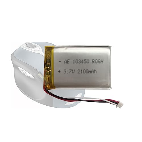 HIGHAKKU Ersatzakku Batterie 103450 kompatibel mit Logitech MX1000 MX-1000 M-RAG97 Wireless Bluetooth Mouse 190247-1000, 190247-B000, L-LB2, NTA2253 von HIGHAKKU