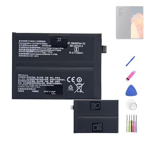 HIGHAKKU Ersatzakku Batterie BLP827 kompatibel mit OnePlus 9 Pro LE2121, LE2125, LE2123, LE2120, LE2127 with Tools HIGHAKKU Ersatzakku Batterie BLP827 kompatibel mit OnePlus 9 Pro LE2121, LE2125, LE2123, LE2120, LE2127 with Tools von HIGHAKKU