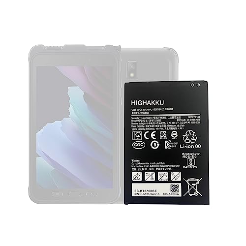 HIGHAKKU Ersatzakku Batterie EB-BT575BBE kompatibel mit Samsung Galaxy Tab Active 3 SM-T570, T575 GH43-05039A von HIGHAKKU