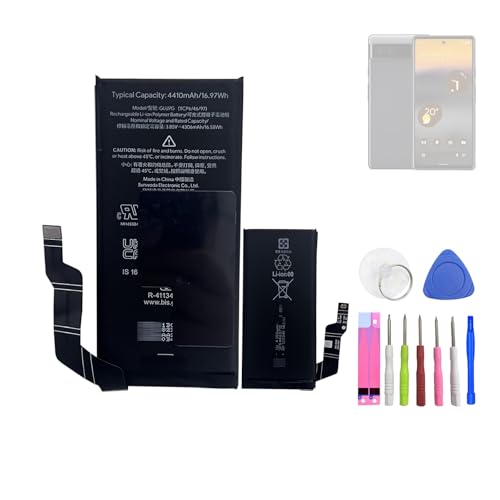 HIGHAKKU Ersatzakku Batterie GLU7G kompatibel mit Pixel 6A Pixel 6A 6.1 Inch GX7AS GB62Z G1AZG with Tools von HIGHAKKU