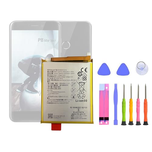 HIGHAKKU Ersatzakku Batterie HB366481ECW kompatibel mit Huawei P9 Lite & P10 Lite & P20 Lite & Honor 6C Pro & Honor 5C & Honor 9 Lite & P Smart with Tools von HIGHAKKU