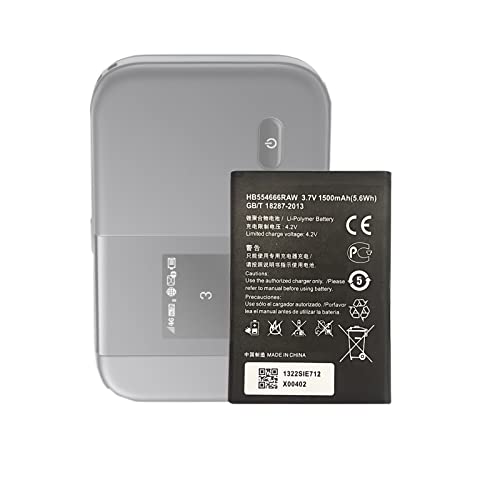 HIGHAKKU Ersatzakku Batterie HB5F2H HB554666RAW kompatibel mit Huawei LTE 4G E5372 E5373 E5336 E5330 WiFi Hotspot Router/Modem/Wireless Router von HIGHAKKU