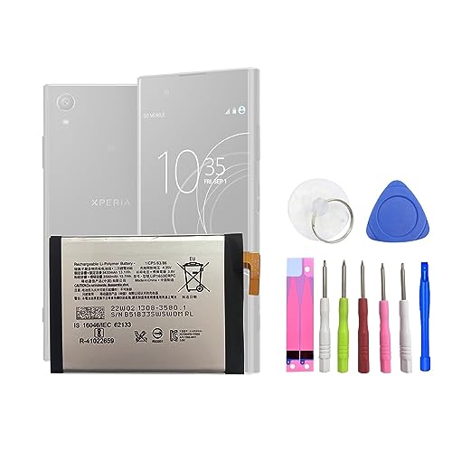 HIGHAKKU Ersatzakku Batterie LIP1653ERPC kompatibel mit Sony Xperia XA1 Plus & XA2 Ultra & Sony Xperia L4 Mobile with Tools von HIGHAKKU
