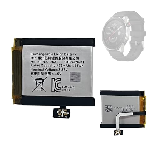 HIGHAKKU Ersatzakku Batterie PL412631 kompatibel mit Amazfit GTR 4 Smartwatch HIGHAKKU Ersatzakku Batterie PL412631 kompatibel mit Amazfit GTR 4 Smartwatch von HIGHAKKU