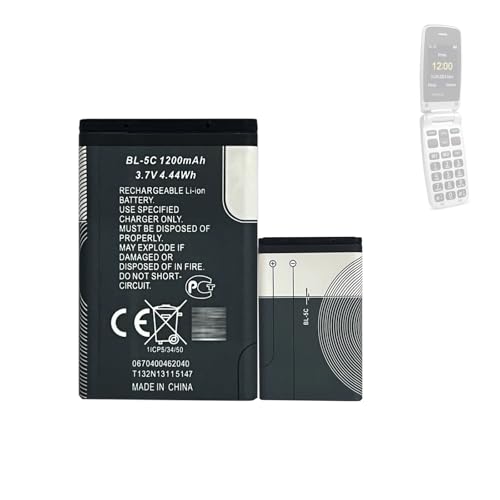 HIGHAKKU Ersatzakku Batterie RCB215 / RCB405 kompatibel mit Doro 405, Primo 215, 330GSM, HandleEasy 330, PhoneEasy 332 Mobile Phone äquivalent zu BL-5C HIGHAKKU Ersatzakku Batterie RCB215 / RCB405 kompatibel mit Doro 405, Primo 215, 330GSM, HandleEasy 330, PhoneEasy 332 Mobile Phone äquivalent zu BL-5C von HIGHAKKU