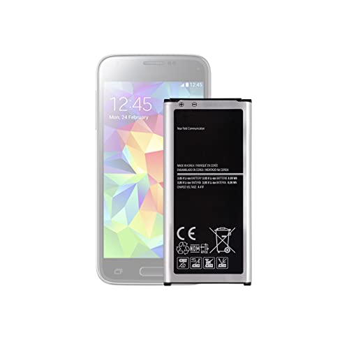 HIGHAKKU Ersatzakku EB-BG800BBE kompatibel mit Samsung Galaxy S5 Mini SM-G800 von HIGHAKKU