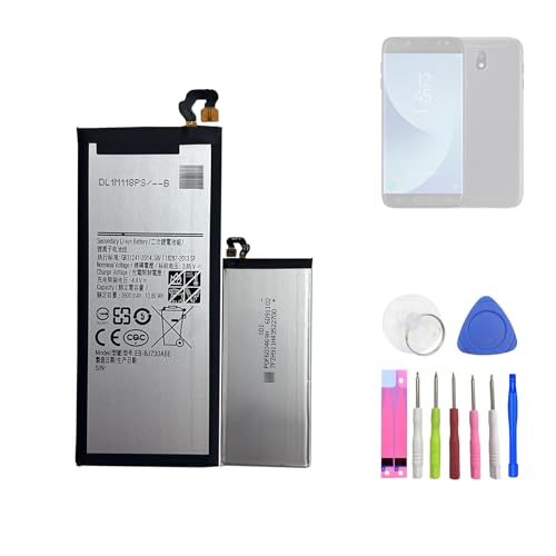 HIGHAKKU Ersatzakku EB-BJ730ABE kompatibel mit Samsung Galaxy J7 Pro 2017 J730 SM-J730 with Tools von HIGHAKKU