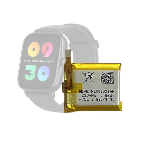 HIGHAKKU Ersatzakku EVEPL402022GH kompatibel mit AMA-zfit GTS 2 / GTS2 Mini A2010 Smartwatch von HIGHAKKU