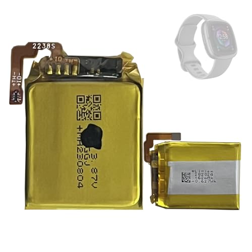 HIGHAKKU Ersatzakku kompatibel mit Fit-bit Sense 2 FB521 / Versa4 FB523 Smartwatch von HIGHAKKU