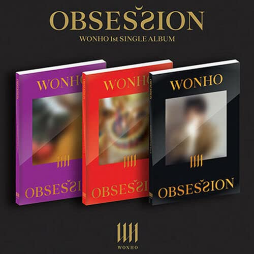 MONSTA X WONHO [ OBSESSION ] 1st Single Album ( VER.1 + VER.2 + VER.3 SET. ) ( 3ea CD+3ea PRE-ORDER ITEM+3ea Photo Book(each 104p)+3ea Photo Card+3ea Mini Poster Set(1set 3ea) ) von HIGHLINE Ent.