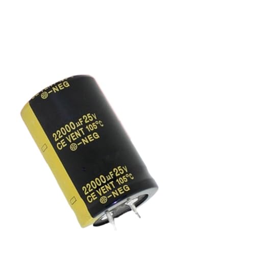 2 Stücke Audio-elektrolytkondensator 35 V 22000 UF 30 * 50 MM for Audio Hifi Verstärker Hochfrequenz Low ESR Lautsprecher (Size : 2pcs) von HIHSYEWYB