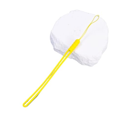 5/1 x Silikon-Handschlaufe für iPhone, Xiaomi, Samsung, Universal-Handyband, Anti-Verlust-Seile (1 gelb) von HIKOO DAILY