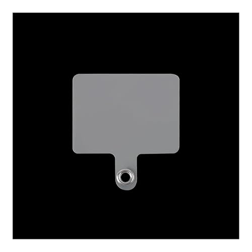 HIKOO DAILY 1/2/3 Stück stabiles Edelstahl-Handy-Umhängeband, Patch-Clip, ultradünn, Metall, Handy-Aufhängeriemen, Dichtung, Ersatz-Band-Pad (Silikon, transparent, Rosa) von HIKOO DAILY