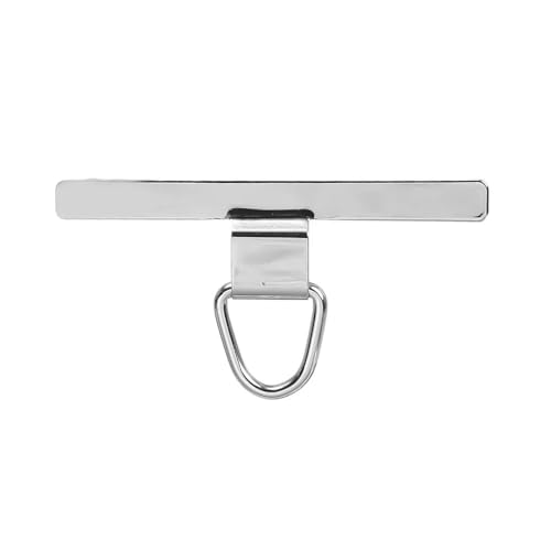 HIKOO DAILY 1/2/3 Stück stabiles Edelstahl-Handy-Umhängeband, Patch-Clip, ultradünn, Metall-Handy-Aufhängeriemen, Dichtung, Ersatz-Haltegurt (Metall, Silber, 2 Stück) von HIKOO DAILY