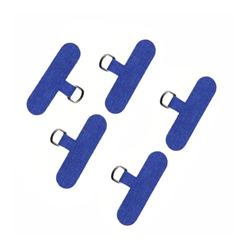 HIKOO DAILY 1/3/5 Stück Handy-Schutzhülle in T-Form, für Handys, geflochtenes Umhängeband, Zubehör, Webkarte, Blau, 5 Stück HIKOO DAILY 1/3/5 Stück Handy-Schutzhülle in T-Form, für Handys, geflochtenes Umhängeband, Zubehör, Webkarte, Blau, 5 Stück von HIKOO DAILY