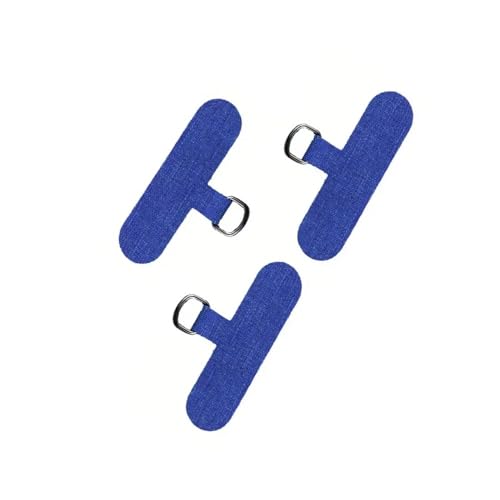 HIKOO DAILY 1/3/5 Stück Handy-Schutzhülle in T-Form, geflochten, Umhängeband, Zubehör, Webkarte, Blau, 3 Stück HIKOO DAILY 1/3/5 Stück Handy-Schutzhülle in T-Form, geflochten, Umhängeband, Zubehör, Webkarte, Blau, 3 Stück von HIKOO DAILY
