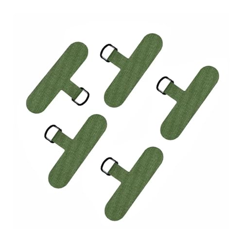 HIKOO DAILY 1/3/5 Stück Handy-Schutzhülle in T-Form, geflochten, Umhängeband, Zubehör, Webkarte, Grün, 5 Stück HIKOO DAILY 1/3/5 Stück Handy-Schutzhülle in T-Form, geflochten, Umhängeband, Zubehör, Webkarte, Grün, 5 Stück von HIKOO DAILY