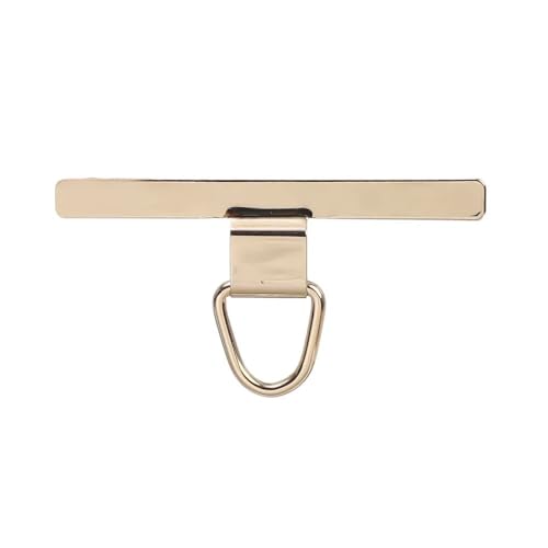 HIKOO DAILY 5 / 3 / 1 x stabile Metall-Handy-Aufhängung, Ersatzband, Edelstahl, Handy-Umhängeband, Patch-Clip (Gold A, 3 Stück) von HIKOO DAILY