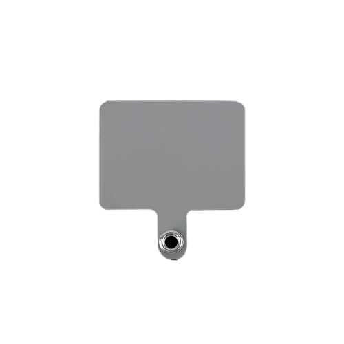 HIKOO DAILY 5 / 3 / 1 x stabile Metall-Handy-Aufhängung, Ersatzband, Edelstahl, Handy-Umhängeband, Patch-Clip (transparent, 5 Stück) von HIKOO DAILY