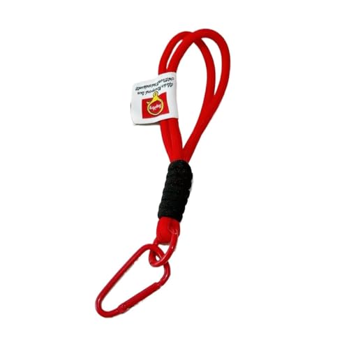 HIKOO DAILY Farblich passendes Handy-Schlüsselband, multifunktionaler Schlüsselanhänger, Handy, Rucksack, Seil, hängende Ornamente (rot) von HIKOO DAILY