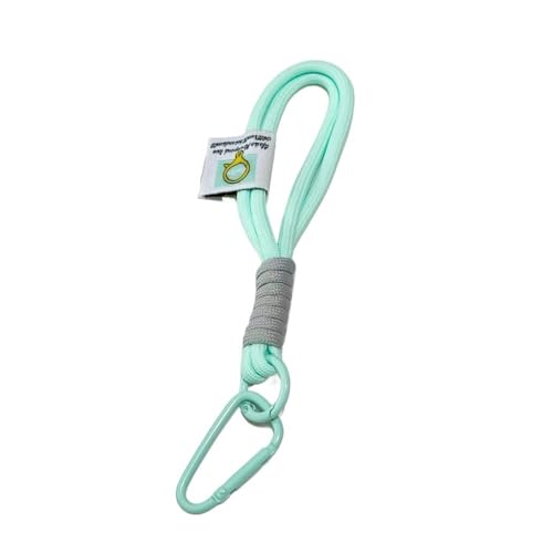 HIKOO DAILY Farblich passendes Handy-Schlüsselband, multifunktionaler Schlüsselanhänger, Handy-Rucksack, Seil, hängende Ornamente (hellgrün) von HIKOO DAILY