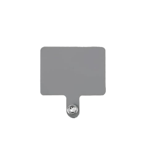 HIKOO DAILY Handy-Halteband aus Metall, verbessertes Doppelschnallenloch, Ring, Handy-Schlüsselband, Ersatzteil, für iPhone-Hüllen (transparentes Polycarbonat, Rosa) von HIKOO DAILY