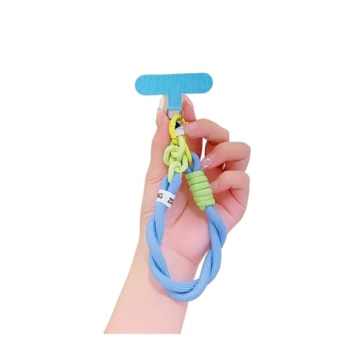 HIKOO DAILY Handyanhänger zum Aufhängen, Handyband, kurze Handschlaufe, Charm, Anti-Verlust-Kette für Damen, Schlüsselanhänger (244) von HIKOO DAILY