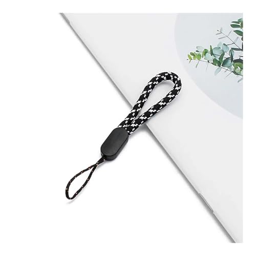 HIKOO DAILY Verstellbares Umhängeband aus Nylon, zum Schutz vor Verlust, mehrfarbig, Kamera-Schlüsselband, tragbare Handy-Handgelenkschlaufen (B-Weiß) von HIKOO DAILY