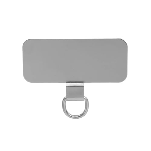 Handy-Umhängeband aus Metall, abnehmbar, Anti-Verlust-Universal-Handyseil, zum Aufhängen, für iPhone 15, 14, Samsung (Silber B, Rosa), 1 - 3 Stück von HIKOO DAILY