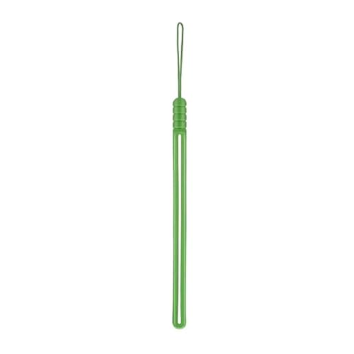 Silikon-Handschlaufe für Samsung Mi iPhone 16, 15 Pro Max, Ausweis, Schlüssel, Schlüsselanhänger, Seil zum Aufhängen (1 x grün) von HIKOO DAILY