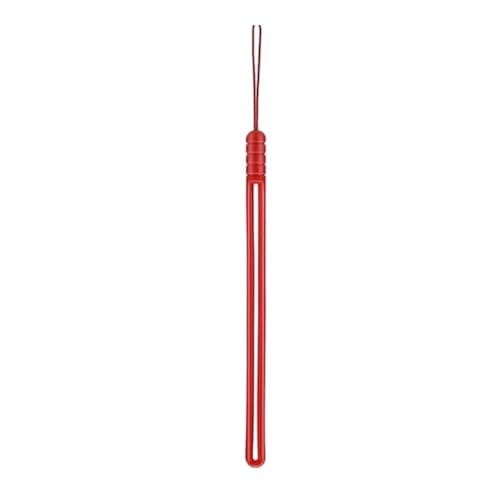 Silikon-Handschlaufe für Samsung Mi iPhone 16, 15 Pro Max, Ausweis, Schlüssel, Schlüsselanhänger, Seil zum Aufhängen (1 x rot) von HIKOO DAILY
