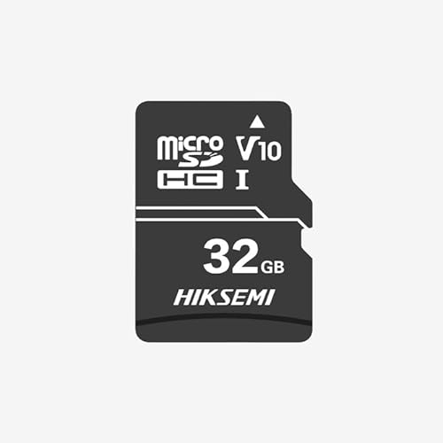 HIKSEMI 32GB MicroSDHC Karte 32G/Class 10 und UHS-I mit TLCBis zu 92MB/s Lesegeschwindigkeit, 25MB/s Schreibgeschwindigkeit, V10 Full HD Video for Your Memories Schwarz,7 Jahre Garantie von HIKSEMI
