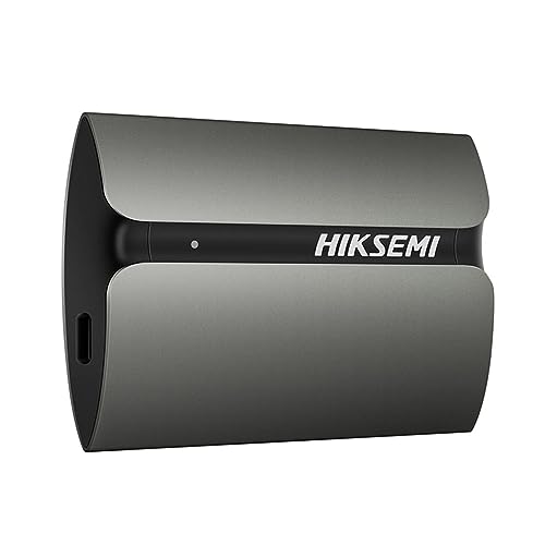 HIKSEMI Externe SSD 2TB, Portable Mini USB 3.1 Typ-C SSD Festplatte Extern, Bis zu 560 MB/s Lesen, kompatibel für Android Phone/Android Tablet/PC/Laptop(Grau)-T300S von HIKSEMI