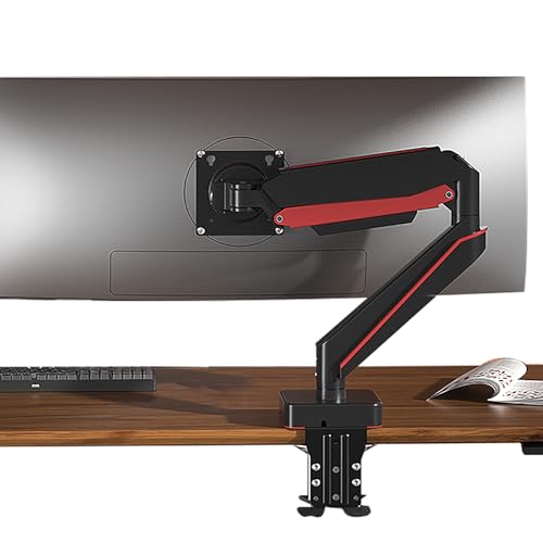 HILLPORT Monitor Halterung 17-49 Zoll PC Monitorhalterung Bildschirm Bildschirmhalterung Tragfähigkeit max 20 KG, Vesa 75 & 100 mm Tischhalterung Monitor Arm A9B von HILLPORT