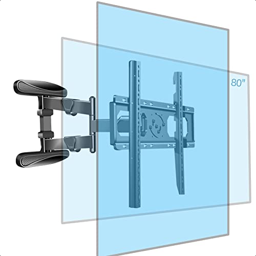 HILLPORT TV-Wandhalterung 40,80 Zoll (101.6,203.2 cm) Full Motion TV-Halterung, passend für die meisten Fernseher und Monitore, max. VESA 600x500 mm bis zu 50 kg DY40 kg 10 von HILLPORT