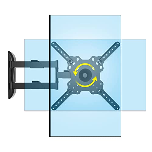 HILLPORT TV Wandhalterung Schwenkbar Fernseher 32-50 Zoll, 360° Verstellbare Halterung Schwenk Neigbare für TV Bildschirme & Monitore bis zu 19,8kg, MAX VESA 400x400mm DY3255 HILLPORT TV Wandhalterung Schwenkbar Fernseher 32-50 Zoll, 360° Verstellbare Halterung Schwenk Neigbare für TV Bildschirme & Monitore bis zu 19,8kg, MAX VESA 400x400mm DY3255 von HILLPORT