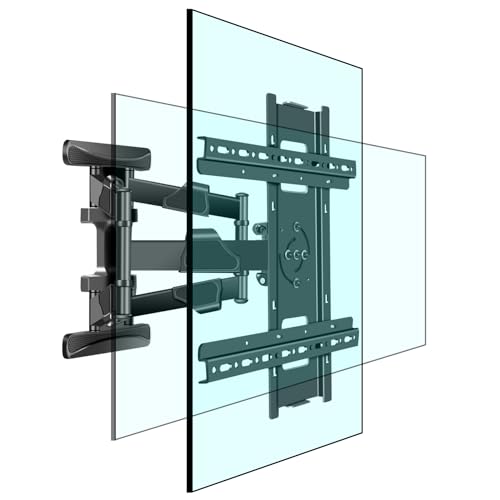 HILLPORT TV Wandhalterung Schwenkbar Fernseher 37-70 Zoll, 90° Drehbarer Vertikaler TV Halterung Schwenk Neigbare für TV Bildschirme & Monitore bis zu 37,5kg, MAX VESA 400x400mm DY3770 von HILLPORT