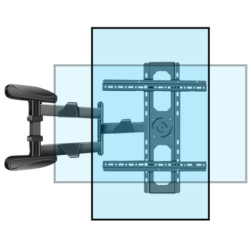 HILLPORT TV Wandhalterung Schwenkbar Fernseher 40-80 Zoll, 90° Verstellbare Halterung Schwenk Neigbare mit 820mm Extra Langem Arm für TV Bildschirme bis zu 50kg, MAX VESA 600x500mm DY4080 von HILLPORT