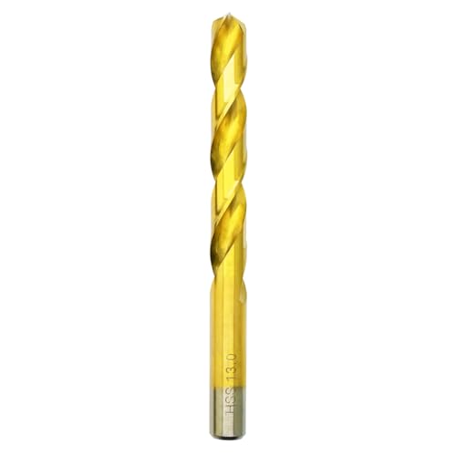 Titan HSS Metallbohrer 13mm x 151mm x 1pc Professional Geschliffen Kobalt Spiralbohrer fur Edelstahl und Metall Titan HSS Metallbohrer 13mm x 151mm x 1pc Professional Geschliffen Kobalt Spiralbohrer fur Edelstahl und Metall von HILPATY