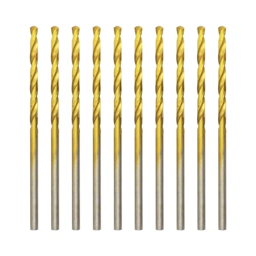 Titan HSS Metallbohrer 2.0mm x 49mm x 10pcs Professional Geschliffen Kobalt Spiralbohrer fur Edelstahl und Metall Titan HSS Metallbohrer 2.0mm x 49mm x 10pcs Professional Geschliffen Kobalt Spiralbohrer fur Edelstahl und Metall von HILPATY