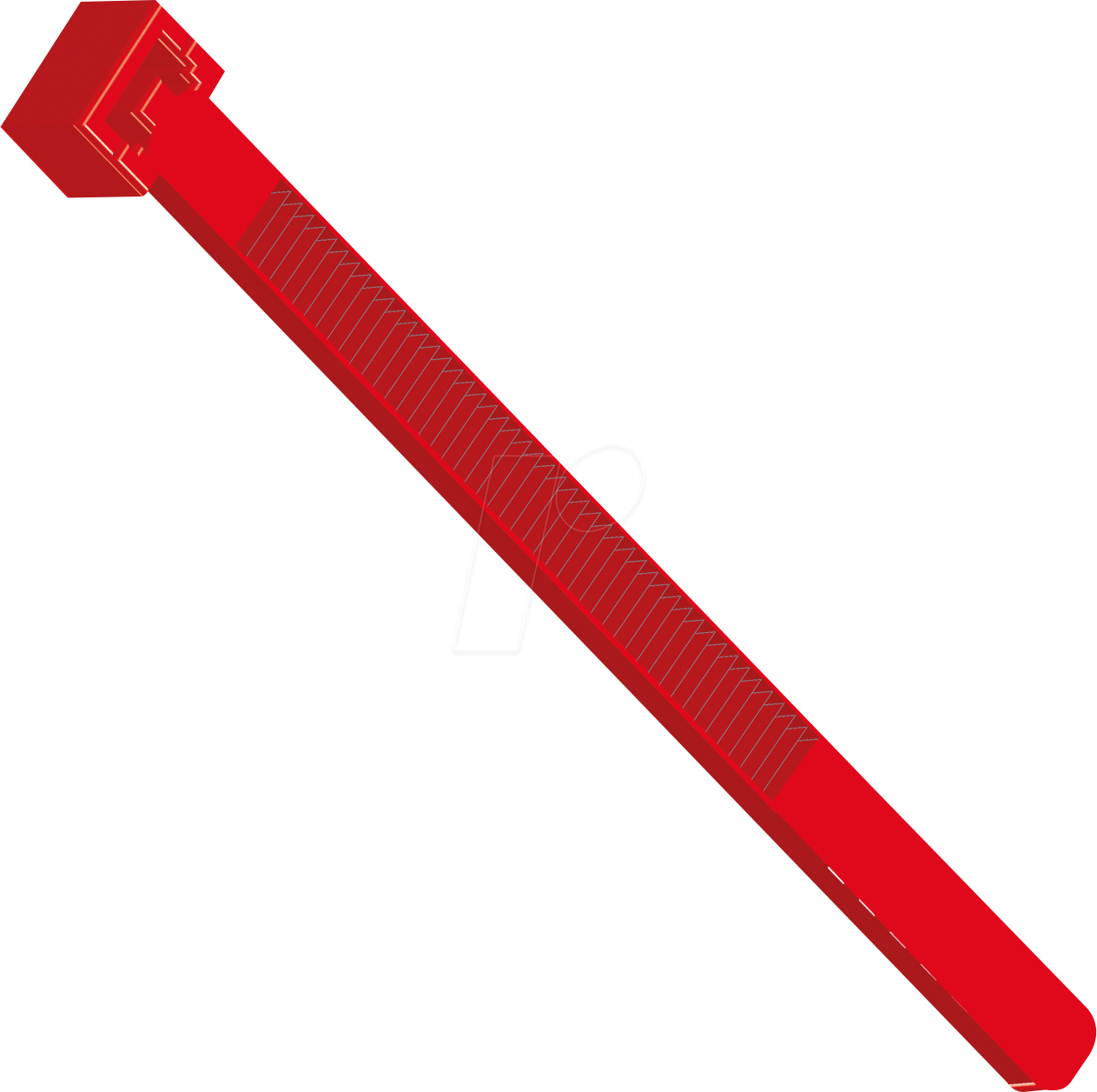 H-P 06020-3 - Kabelbinder, 100 x 2,5, rot, 100 Stk. von HILPRESS