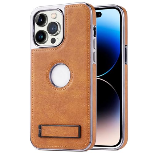 HILQBUFN Galvanised Case for iPhone 16 Pro Max/16 Pro/16 Plus/16, Ultra Thin Leather Case with View Logo, Stand, Shockproof Camera Protection, Mobile Phone Case, Brown, 16 Plus HILQBUFN Galvanised Case for iPhone 16 Pro Max/16 Pro/16 Plus/16, Ultra Thin Leather Case with View Logo, Stand, Shockproof Camera Protection, Mobile Phone Case, Brown, 16 Plus von HILQBUFN