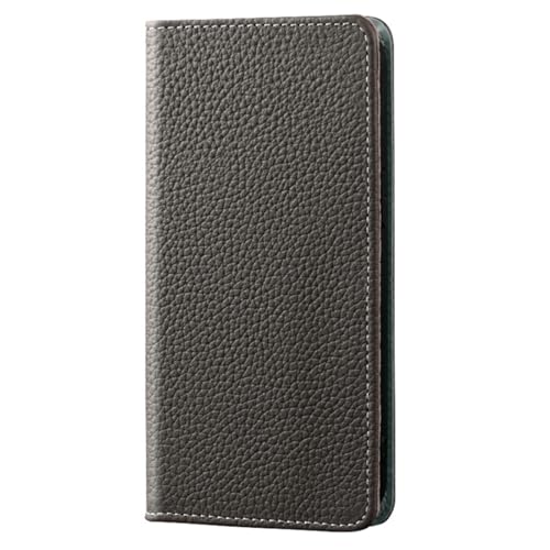 HILQBUFN Genuine Leather Mobile Phone Case for iPhone 16 Pro Max/16 Pro/16 Plus/16, Magnetic Folding Case, Shockproof Camera Protection, Wallet, Mobile Phone Case, Grey, 16 Pro Max HILQBUFN Genuine Leather Mobile Phone Case for iPhone 16 Pro Max/16 Pro/16 Plus/16, Magnetic Folding Case, Shockproof Camera Protection, Wallet, Mobile Phone Case, Grey, 16 Pro Max von HILQBUFN