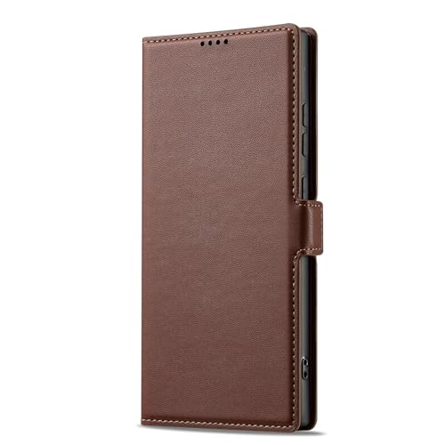 HILQBUFN Klapp Hülle für Samsung Galaxy S25 Ultra/S25 Plus/S25,Magnetische Brieftasche Handyhülle mit Ständer Kartenfächern Leder Handytasche,Braun,S25 Plus HILQBUFN Klapp Hülle für Samsung Galaxy S25 Ultra/S25 Plus/S25,Magnetische Brieftasche Handyhülle mit Ständer Kartenfächern Leder Handytasche,Braun,S25 Plus von HILQBUFN