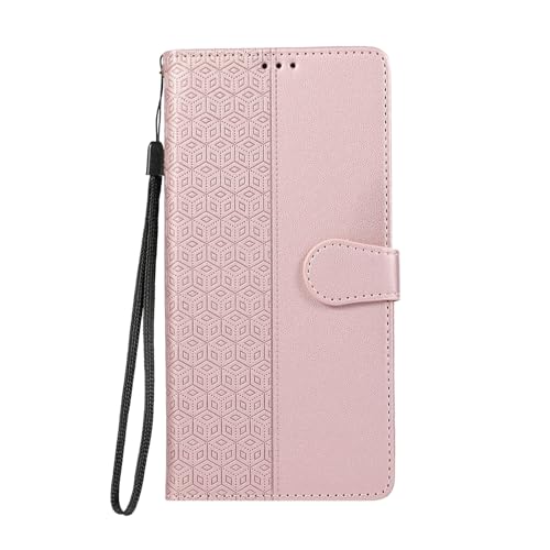 HILQBUFN Klapp Hülle für iPhone 16 Pro Max/16 Pro/16 Plus/16, Geldbörse Ständer Stoßfeste Hülle mit Kartenfächern Ultradünne Geschäftlich Leder Hülle,Rosa,16 HILQBUFN Klapp Hülle für iPhone 16 Pro Max/16 Pro/16 Plus/16, Geldbörse Ständer Stoßfeste Hülle mit Kartenfächern Ultradünne Geschäftlich Leder Hülle,Rosa,16 von HILQBUFN